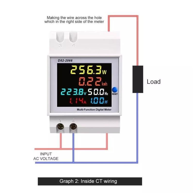 6N1 Digital Watt Meter